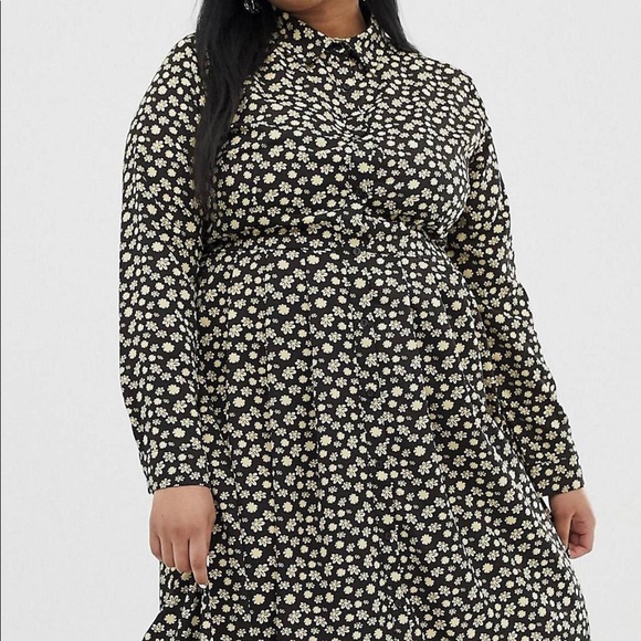 ASOS Curve Dresses & Skirts - Asos Curve/Glamorous Curve midi floralshirt dress